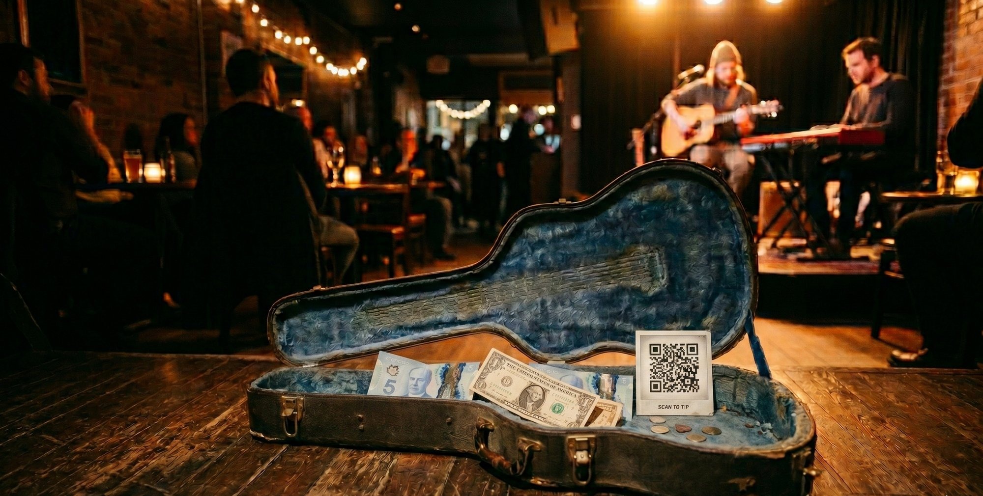Live music in Toronto — Tiplor in action